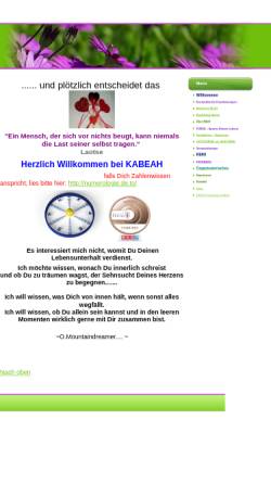 Vorschau der mobilen Webseite kabeah.npage.at, Barbara Wandraschek