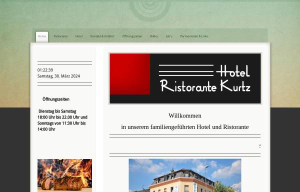 Vorschau von www.hotelristorantekurtz.de, Hotel Ristorante Kurtz