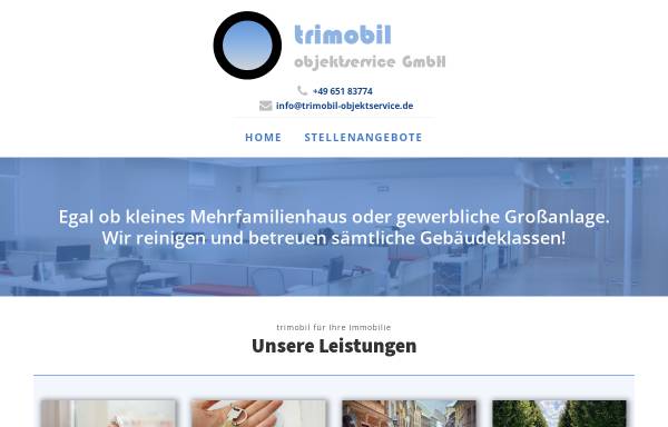 Vorschau von www.trimobil-immobilien.de, trimobil Immobilienmakler GmbH