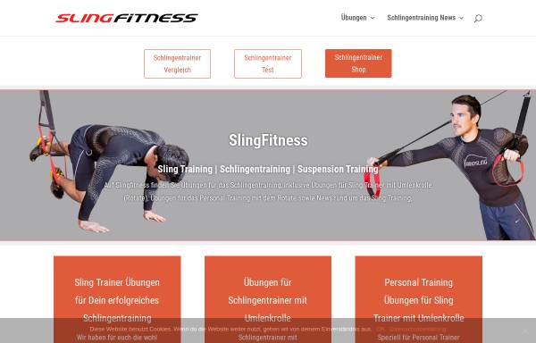 Vorschau von slingfitness.de, Sling Fitness Training