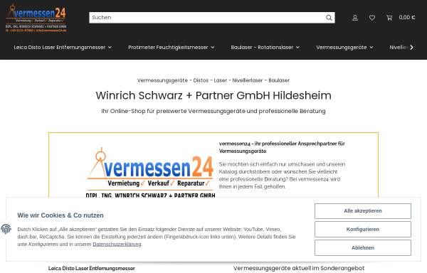 Vorschau von www.vermpro.de, Dipl.-Ing. Winrich Schwarz + Partner GmbH