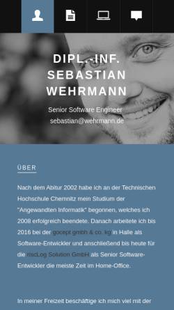 Vorschau der mobilen Webseite www.wehrmann.de, Ziegelwerk Heinrich Wehrmann GmbH & Co. KG