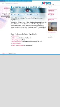 Vorschau der mobilen Webseite www.jetzt-werbedruck.de, Jetzt Werbedruck