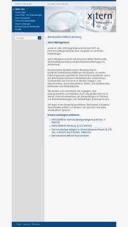 Vorschau der mobilen Webseite www.xtern-management.de, xtern Management Glück & Partner
