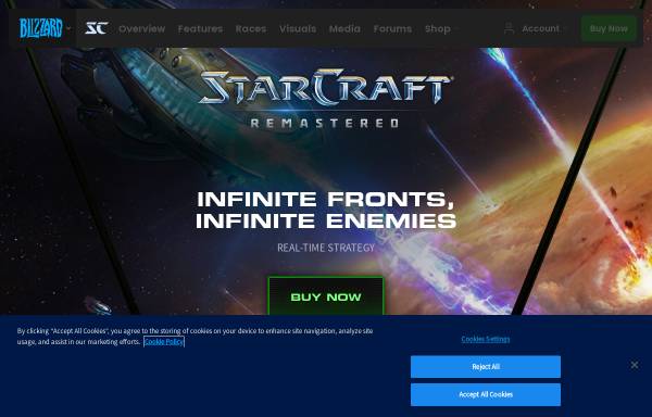 Vorschau von eu.blizzard.com, Starcraft - Blizzard