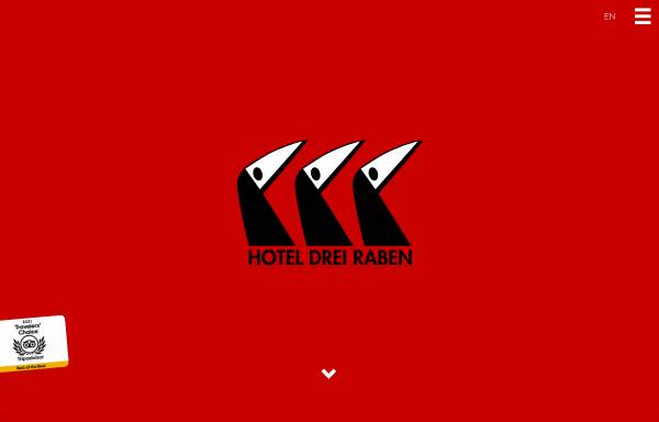 Vorschau von www.hoteldreiraben.de, Hotel Drei Raben