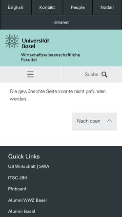 Uni Basel - Wirtschaftswissenschaftliches Zentrum, WWZ-Forum