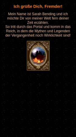 Vorschau der mobilen Webseite www.seribain.de, Seribain - Welt der Mythen und Legenden