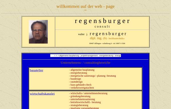 Vorschau von www.regensburger-dlg.de, Walter Regensburger
