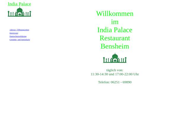 Vorschau von www.indiapalace-bensheim.de, India Palace