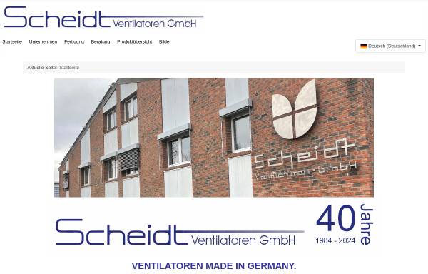 Vorschau von www.vakutec.de, Scheidt Ventilatoren-GmbH