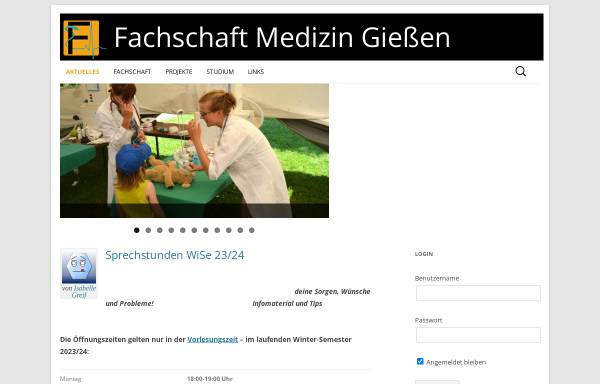 Vorschau von fsmed.net, Fachschaft Medizin der Universität Gießen