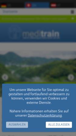 Vorschau der mobilen Webseite ems-numerus-clausus.ch, Meditrain Institut für Testanalyse und Testtraining
