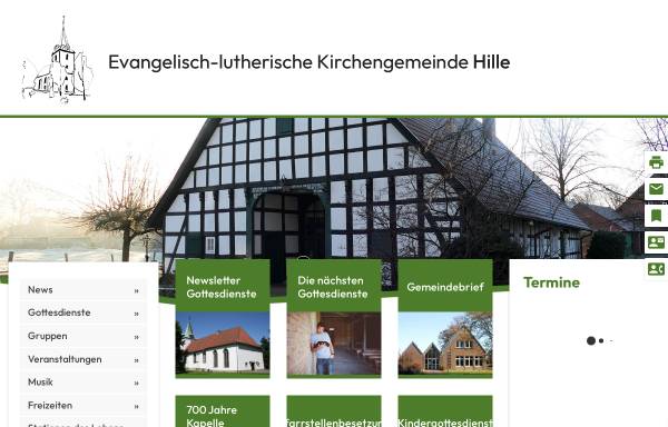 Vorschau von www.kirchengemeinde-hille.de, CVJM Hille e.V.