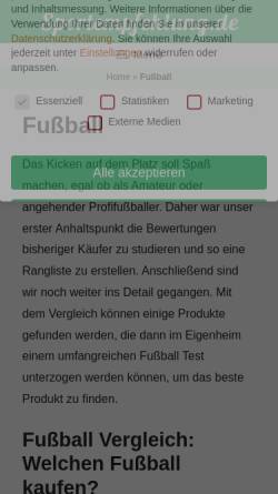 Vorschau der mobilen Webseite www.1-fc-wunstorf.de, 1. FC Wunstorf
