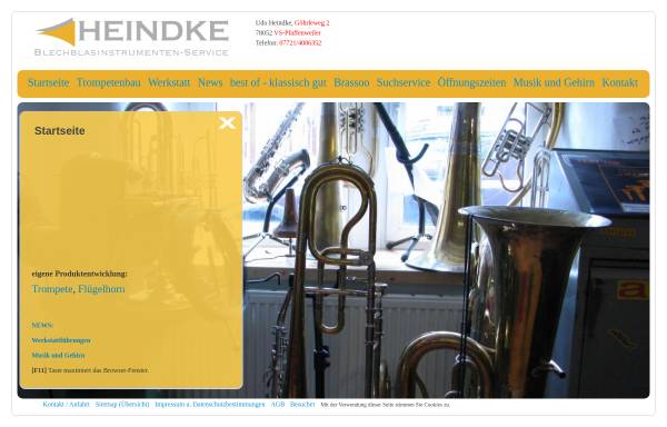 Blechblasinstrumentenservice Udo Heindke