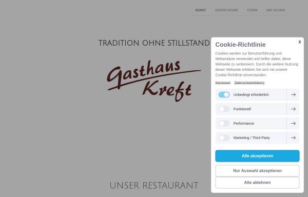 Vorschau von www.gasthauskreft.de, Gasthaus Kreft