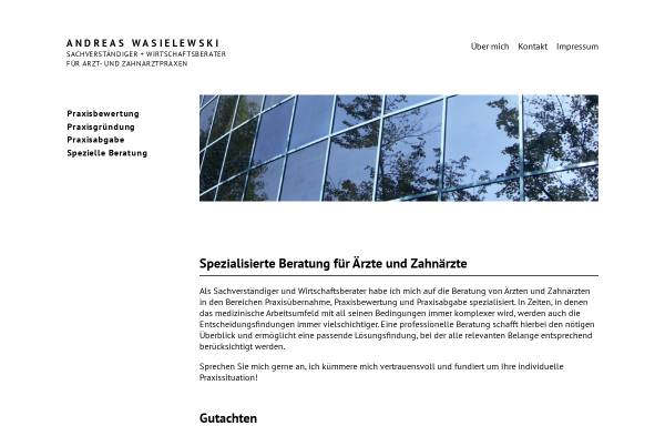 Vorschau von www.gutachter-aw.de, Ackermann und Wasielewski