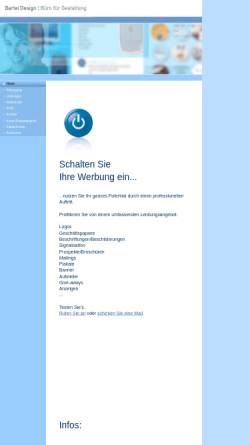 Vorschau der mobilen Webseite www.bartel-koeln.de, Bartel Design