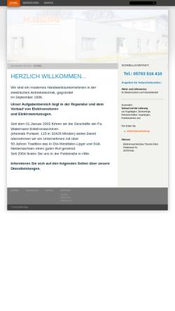 Vorschau der mobilen Webseite www.ema-klein.de, Elektromaschinenbau Thorsten Klein