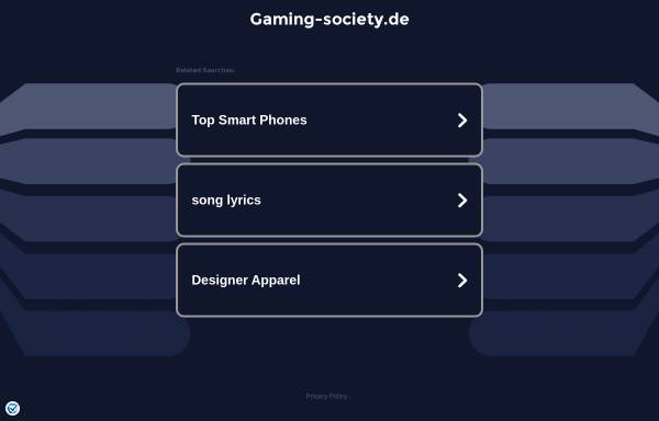 Vorschau von www.gaming-society.de, Gaming Society Foren