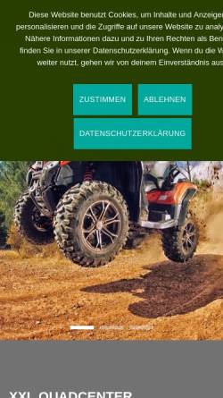 Vorschau der mobilen Webseite xxl-quad.de, XXL Quadcenter Schorfheide