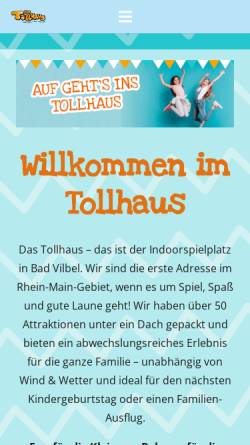 Vorschau der mobilen Webseite www.dastollhaus.de, Das Tollhaus