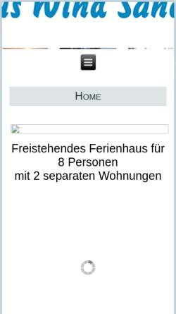 Vorschau der mobilen Webseite www.ferienhaus-gunga.de, Ferienhaus 