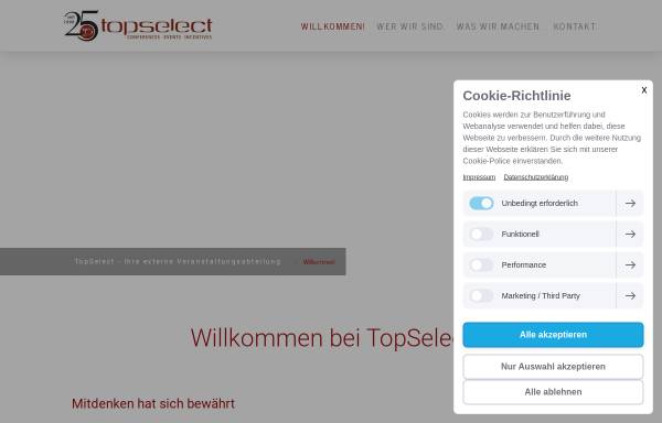 Vorschau von www.topselect-gmbh.de, TopSelect GmbH