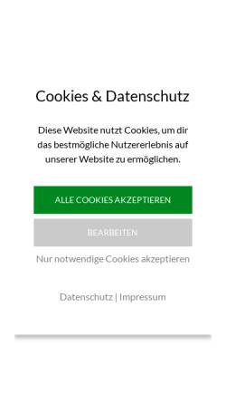 Vorschau der mobilen Webseite www.bensching.de, Bensching Werbemittel