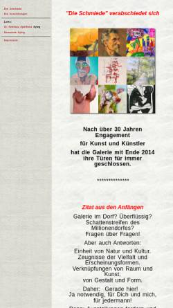 Vorschau der mobilen Webseite www.galerie-aying.de, Galerie 