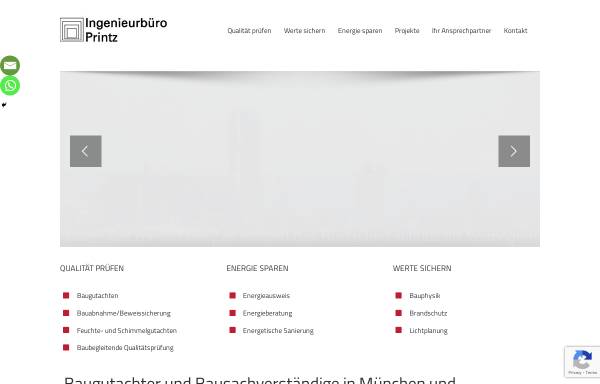 Vorschau von www.bau-schaden-gutachter.de, Printz, Olaf