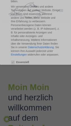 Vorschau der mobilen Webseite www.reiterhof-immensee.de, Gestüt und Ferienhof Immensee