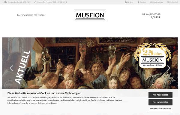 Vorschau von www.museion-versand.de, Museion-Versand, Dr. Daniel Strauch