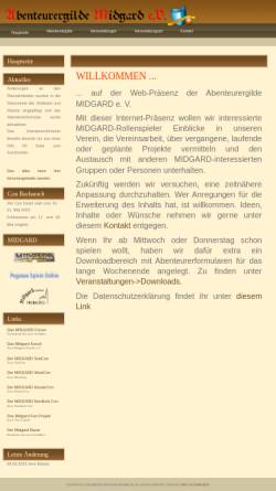 Vorschau der mobilen Webseite www.abenteurergilde-midgard.de, Abenteurergilde Midgard e.V.