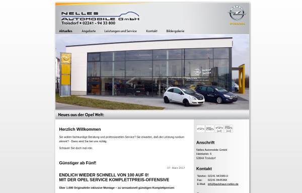 Vorschau von www.autohaus-nelles.de, Nelles Automobile GmbH