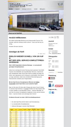 Vorschau der mobilen Webseite www.autohaus-nelles.de, Nelles Automobile GmbH