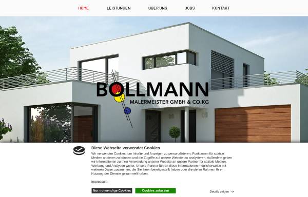 Vorschau von www.malermeister-bollmann.de, Malermeister Bollmann