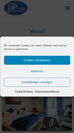 Vorschau der mobilen Webseite www.hotel-paulin-trier.de, Paulin Hotel