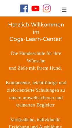 Vorschau der mobilen Webseite www.dogs-learn-center.de, Dogs Learn Center Inh. Katrin Stenzel