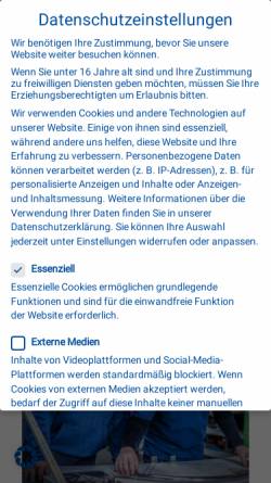 Vorschau der mobilen Webseite www.bacher-edelstahl.de, Bacher Edelstahlverarbeitung GmbH
