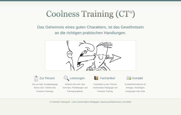Vorschau von www.coolness-training.de, Coolness Training