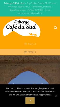 Vorschau der mobilen Webseite www.aubergedusud.com, Auberge du Sud