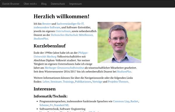 Vorschau von www.dbrunner.de, Brunner, Daniel