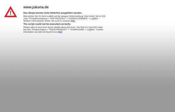 Vorschau von www.jukona.de, Jukona e.K.