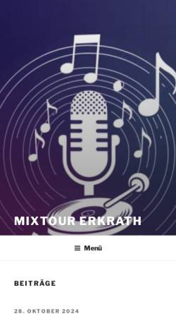Vorschau der mobilen Webseite www.mixtour-erkrath.de, Mixtour Erkrath