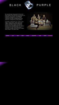Vorschau der mobilen Webseite www.blackpurple.de, Black Purple