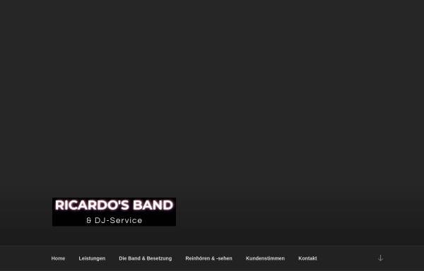 Vorschau von www.ricardos-band.de, Ricardo's Band