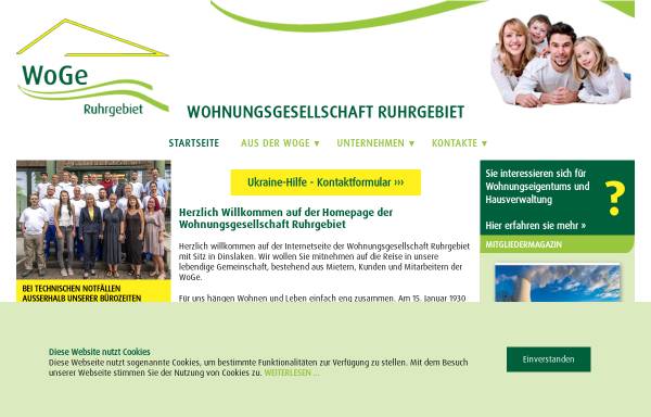 Vorschau von www.wohnungsgesellschaft-ruhrgebiet.de, Wohnungs-Gesellschaft Ruhrgebiet mbH (WGR)