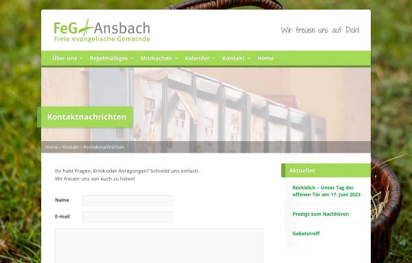 Vorschau von www.feg-ansbach.de, FeG Ansbach